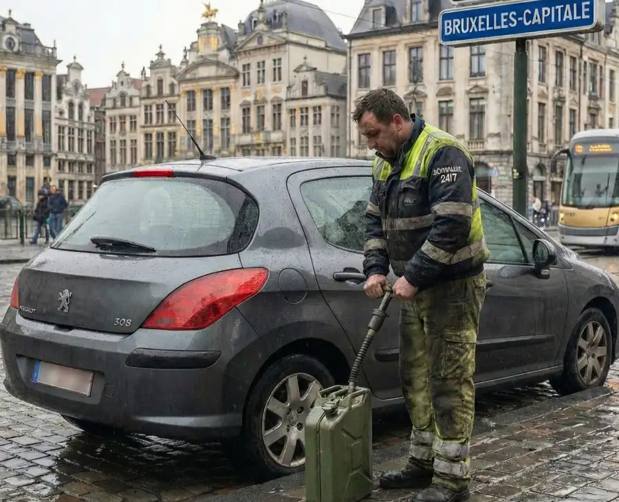 siphonnage carburant bxl