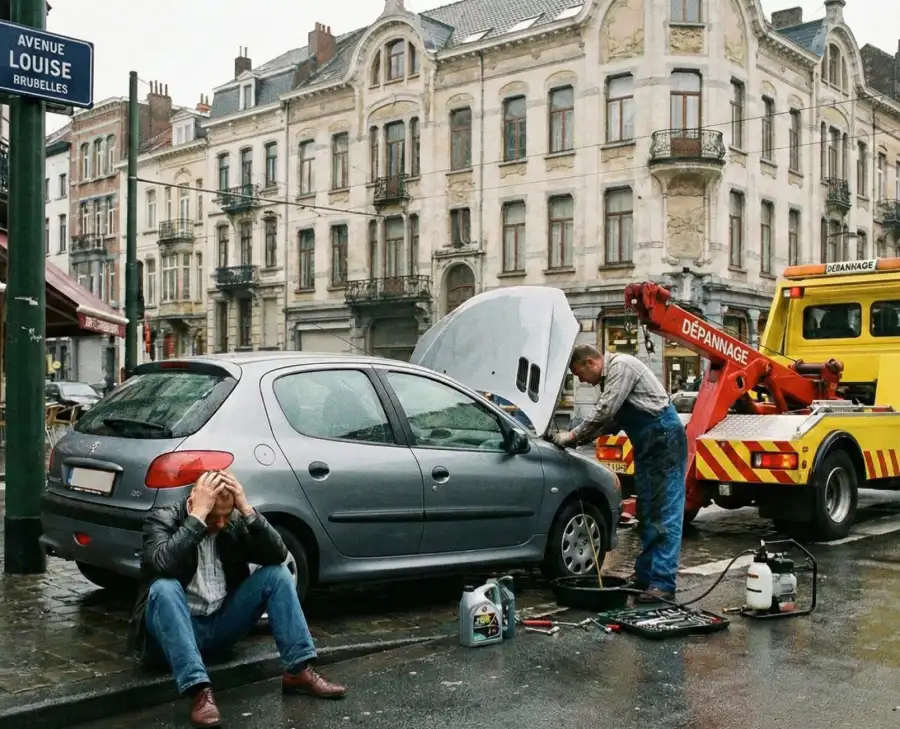 vidange de voiture à Bruxelles