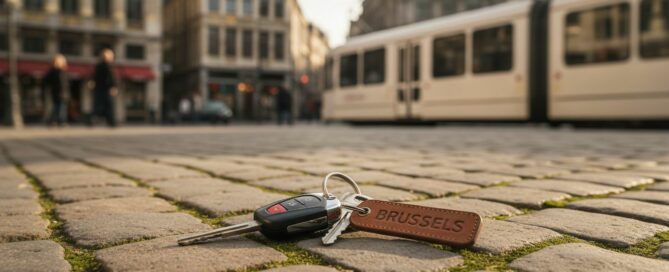 Image illustrant clés oubliées voiture bruxelles