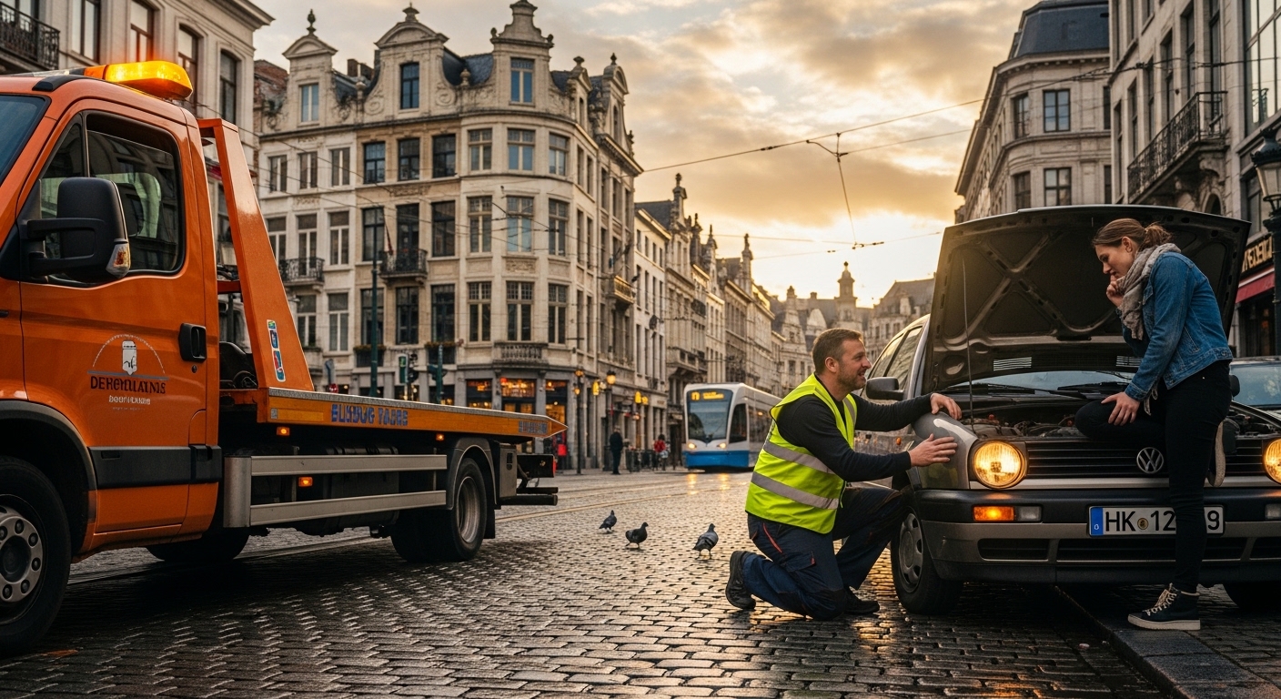 Image illustrant les pannes de voiture les plus frequentes a bruxelles et comment les eviter