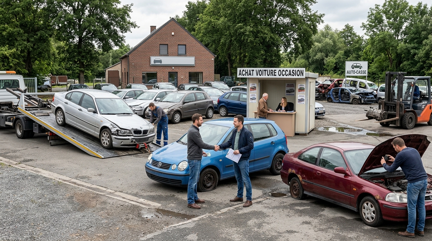 Les 5 meilleures options pour vendre votre voiture en panne en Belgique