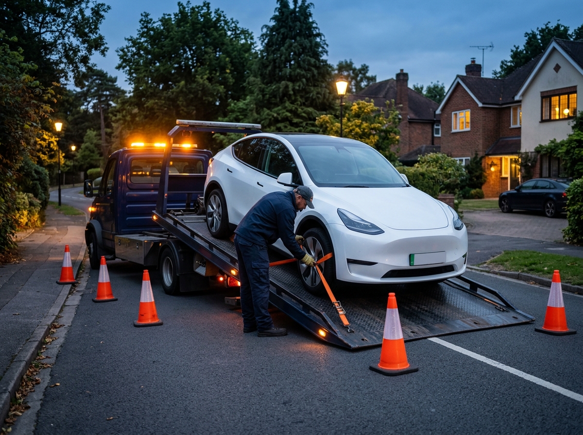 depannage-voiture-a-tervuren-un-technicien-02mn Dépannage voiture à Tervuren : un technicien charge un véhicule blanc sur