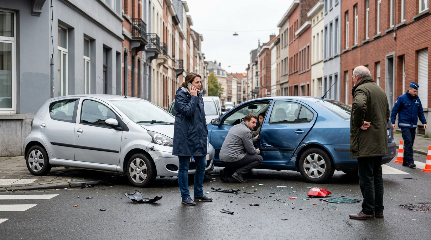 Accident de voiture à Bruxelles : que faire dans les premières minutes ?