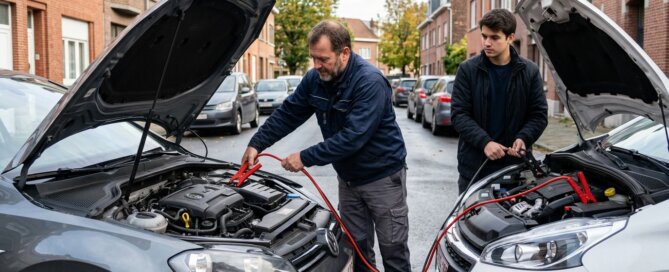 Démarrer une voiture avec des câbles de démarrage à Bruxelles : guide complet étape par étape