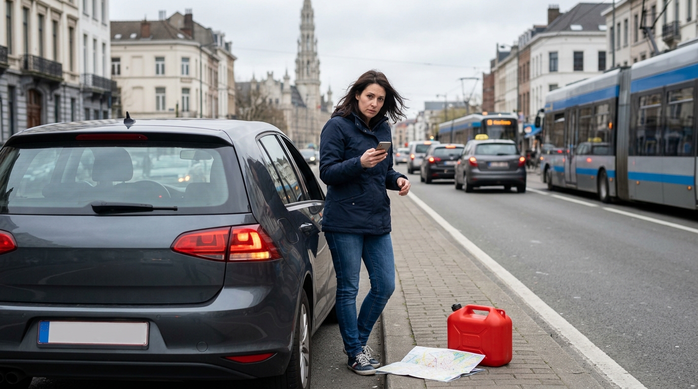 Panne de carburant à Bruxelles : que faire immédiatement ?