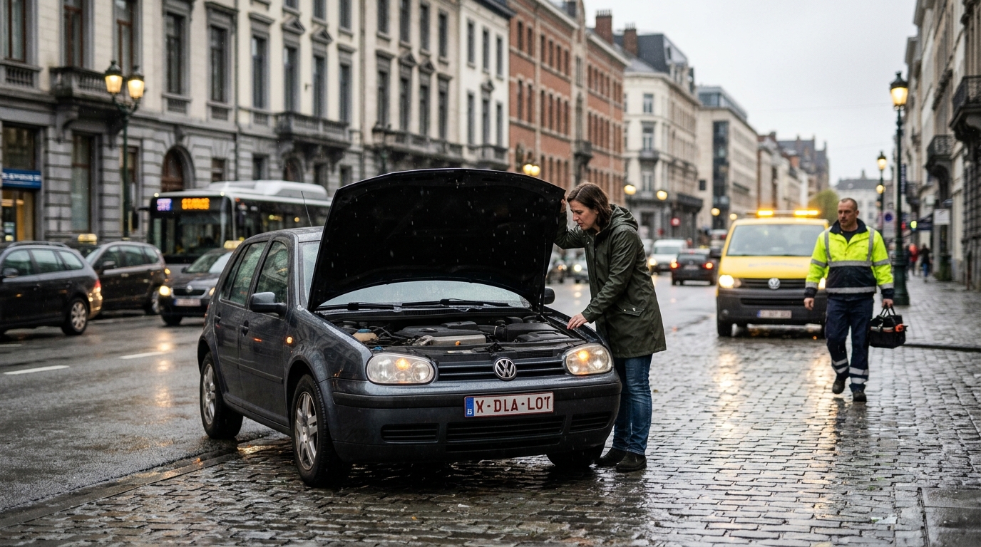 Voiture qui ne démarre pas à Bruxelles : causes et solution rapide