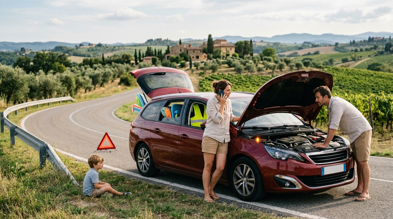 Qui appeler en cas de panne de voiture en vacances ?