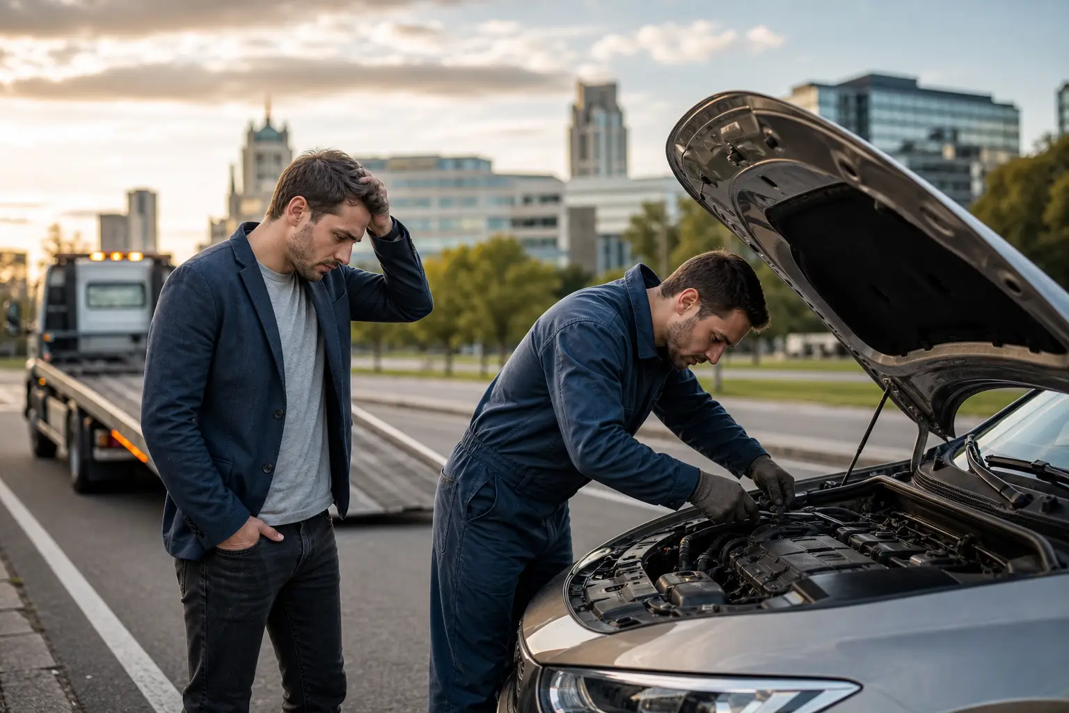 Assistance Dépannage Voiture Bruxelles : Remorquage ou Réparation sur Place, Que Choisir ?