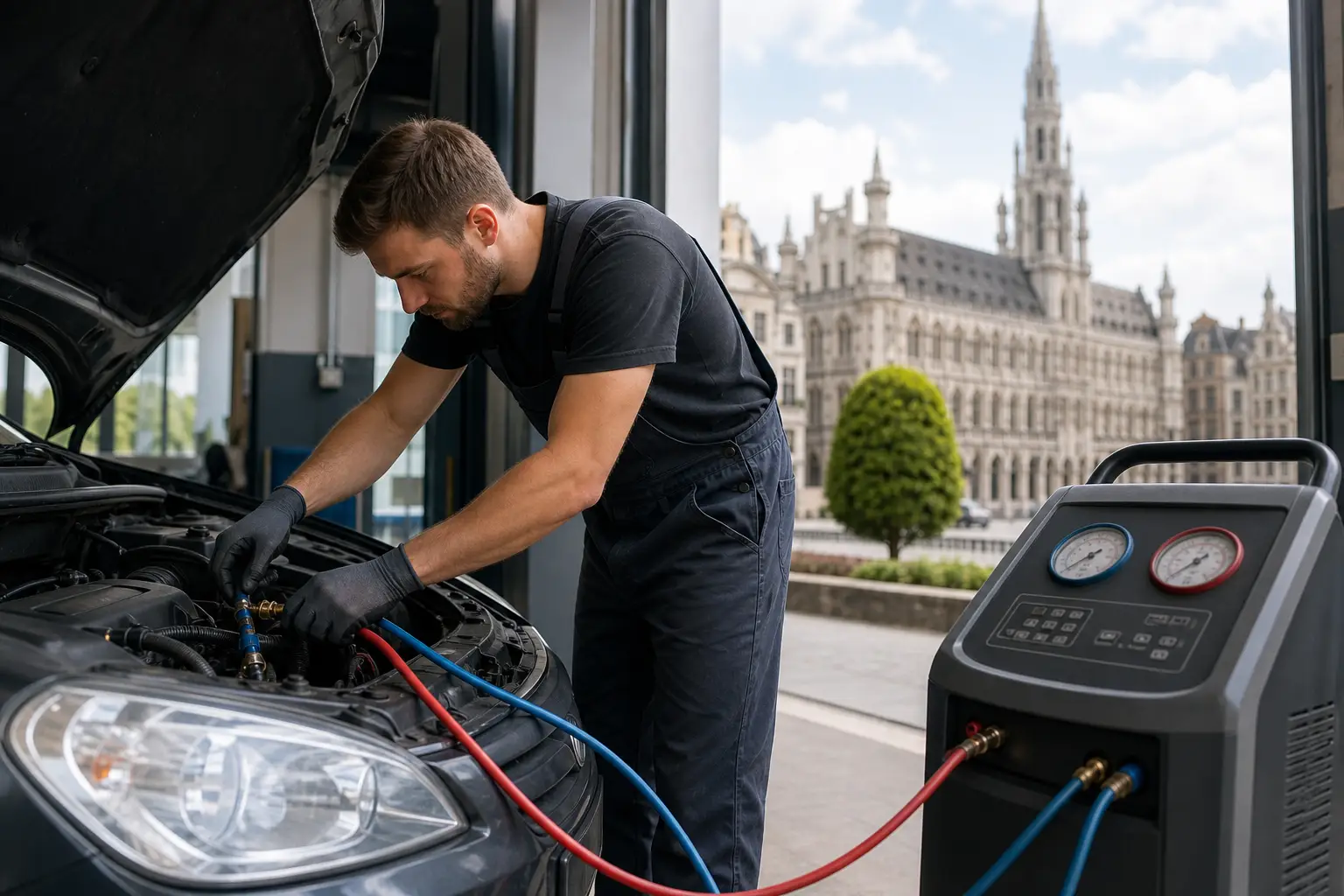 Prix recharge climatisation voiture à Bruxelles : tarifs et fréquence en 2026